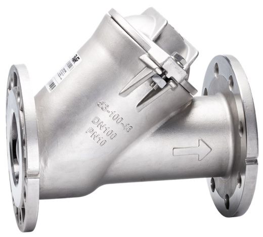 Клапан обратный шаровой AVK DN100 PN10 из нержавеющей стали AISI 316