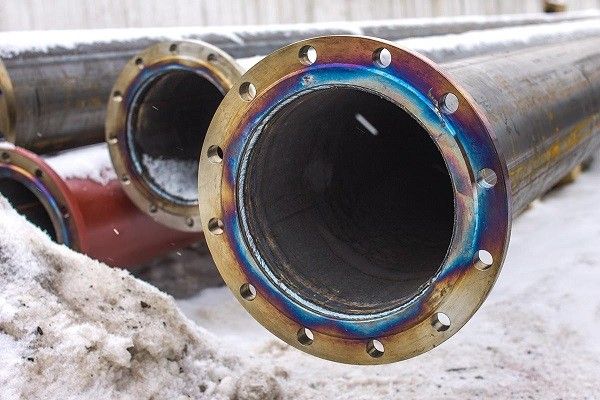 Стальная офланцованная труба