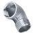 Отвод (уголок) DN.ru ВР-НР-316 1 1/2″ Ду40 Ру16 угол 90°, корпус - нержавеющая сталь 316, присоединение - внутренняя / наружная резьба