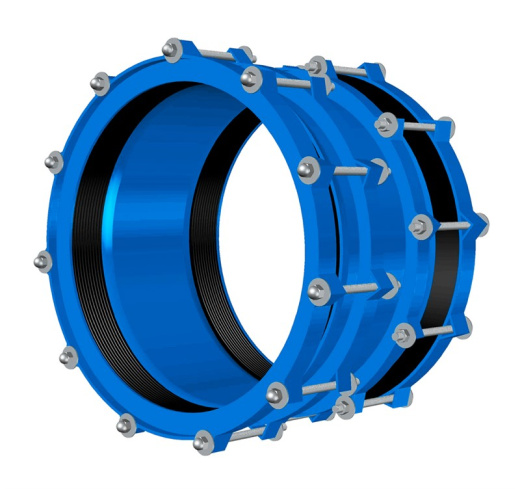 Муфта соединительная AVK SUPER HYDRO, универсальная, из углеродистой стали, серия 8004 PN10 Диапазон 1210-1250